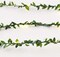 Perfect Holiday 20 LED MICRODOT LIGHTS WITH SMALL GREEN LEAF, LIGHTED LENGHT: 6.5 FT (1.98 M), SPACING 10CM, LEAD WI
